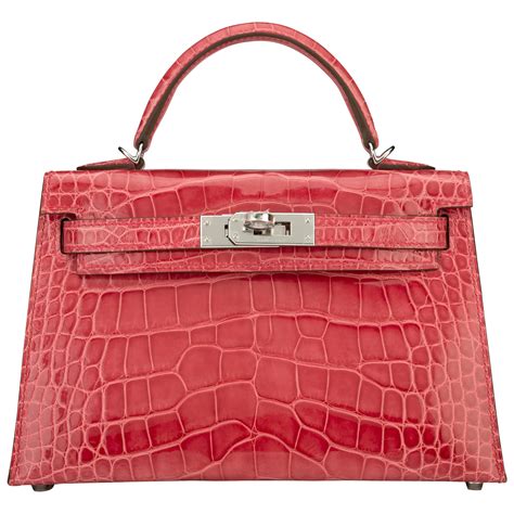 hermes rose extreme croc|Hermes crocodile skin.